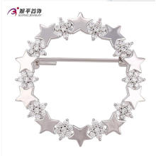 Xuping Fashion Elegant Rhodium Star Crystals From Swarovski Jewelry Element Brooch -00007